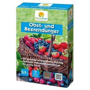 GREENPLAN Nawóz do truskawek, malin, jeżyn i jagód GP Obst und Beerendünger 2,5 kg