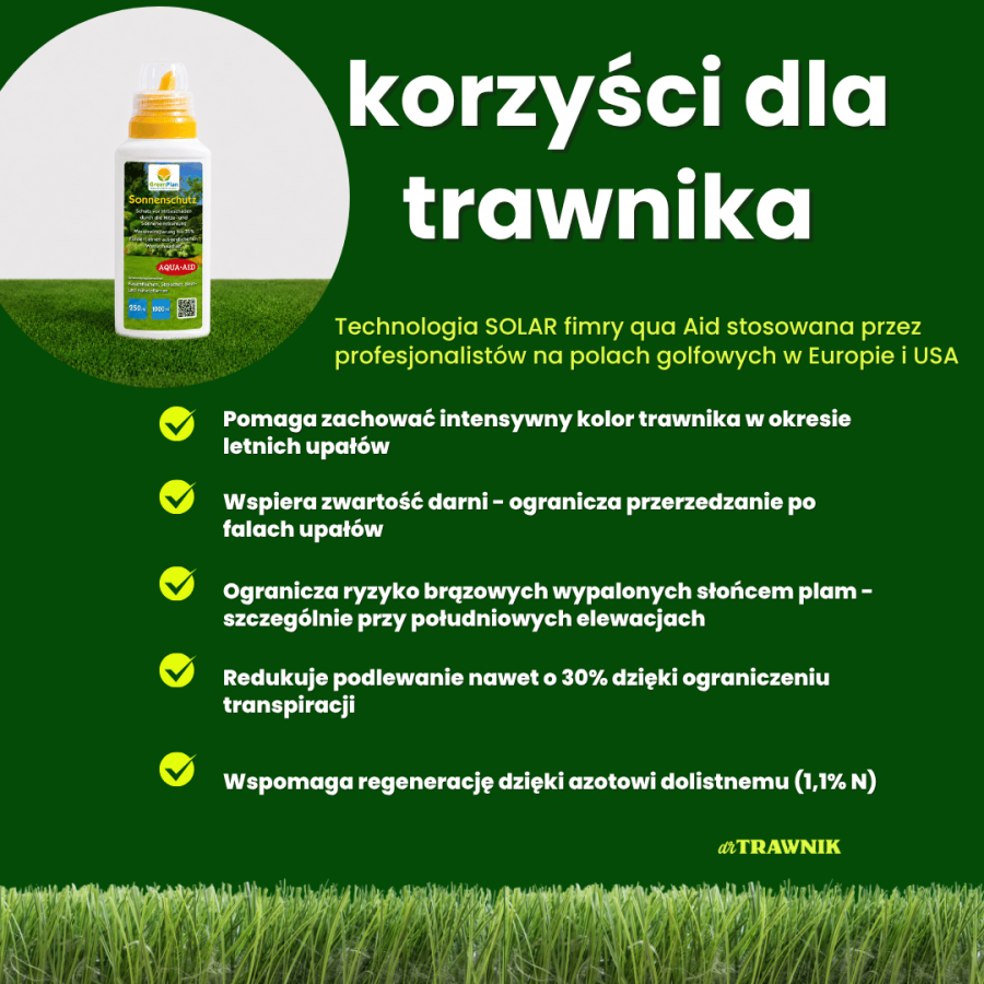 Płyn do ochrony przeciwsłonecznej roślin, kwiatów i trawnika UV 250 ml Greenplan