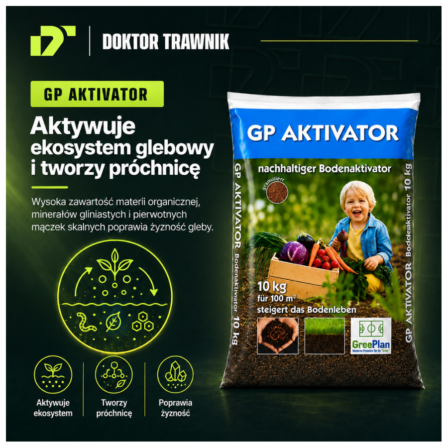 Aktywator glebowy GP Aktivator długo działający 20 kg Greenplan