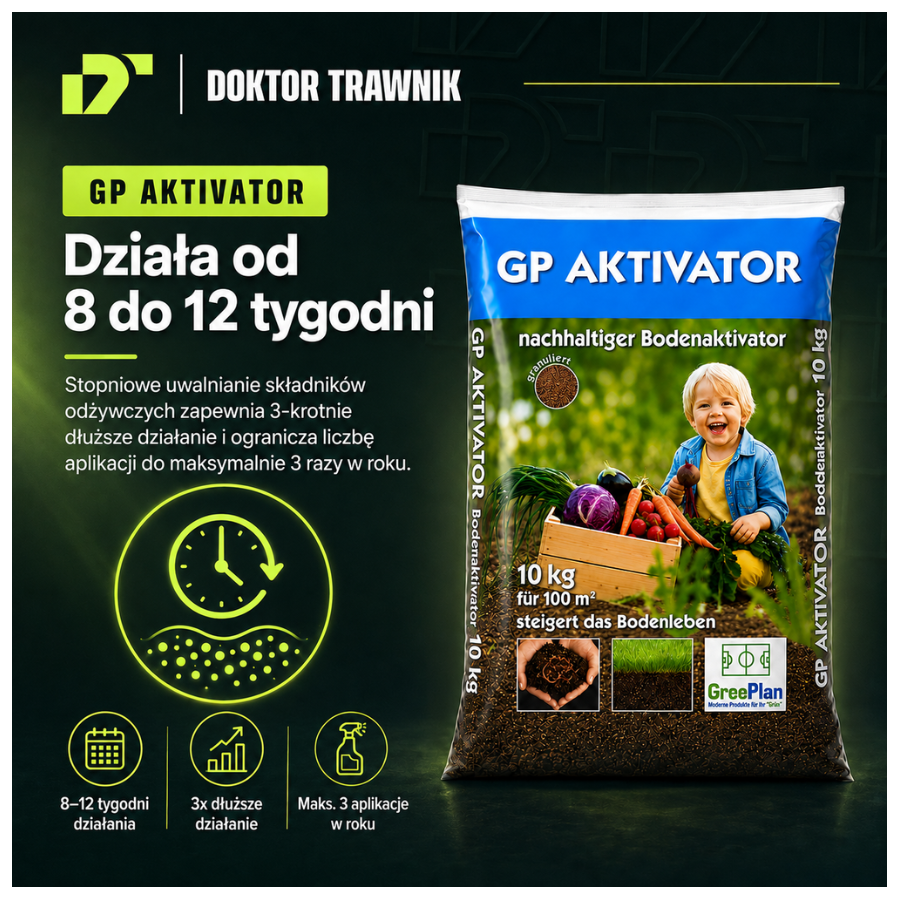 Aktywator glebowy GP Aktivator długo działający 20 kg Greenplan