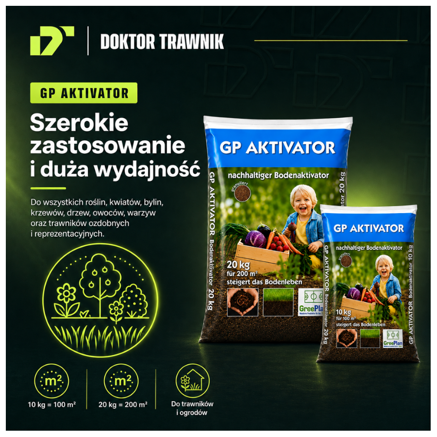 Aktywator glebowy GP Aktivator długo działający 20 kg Greenplan