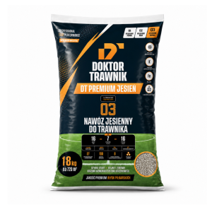 Nawóz do trawnika jesienny DT Premium Jesień długodziałający UF Premium 18 kg
