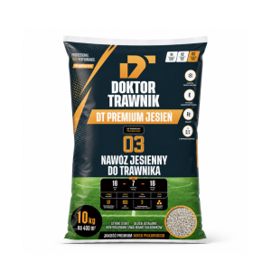 Nawóz do trawnika jesienny DT Premium Jesień długodziałający UF Premium 10 kg