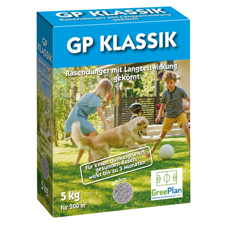 GREENPLAN Nawóz do trawników GP Klassik długodziałający 5 kg