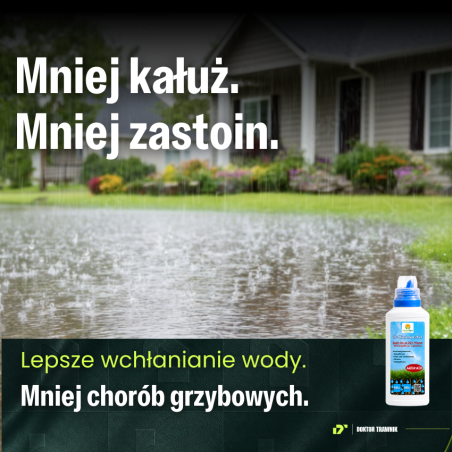 Nawóz jesienny DT Premium Jesień 5 kg + Płyn Save Water 500 ml - Trawnik 200m²