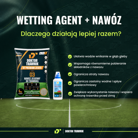 Nawóz do trawnika jesienny DT Premium Jesień długodziałający UF Premium 5 kg