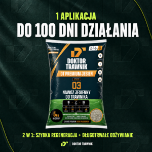 Nawóz do trawnika jesienny DT Premium Jesień długodziałający UF Premium 5 kg