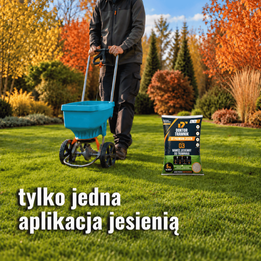 Nawóz do trawnika jesienny DT Premium Jesień długodziałający UF Premium 5 kg