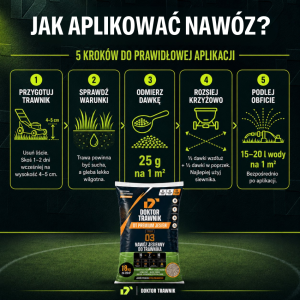 Nawóz do trawnika jesienny DT Premium Jesień długodziałający UF Premium 18 kg
