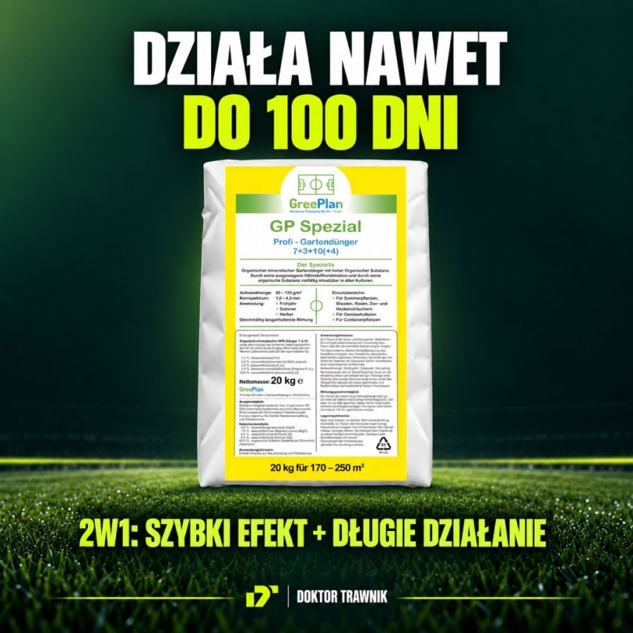 Nawóz uniwersalny do roślin ogrodowych długo działający GP Spezial 20 kg Greenplan Profi