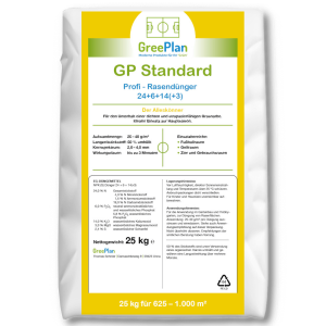 GREENPLAN PROFI Nawóz otoczkowany do trawników GP PROFI Standard 25 kg