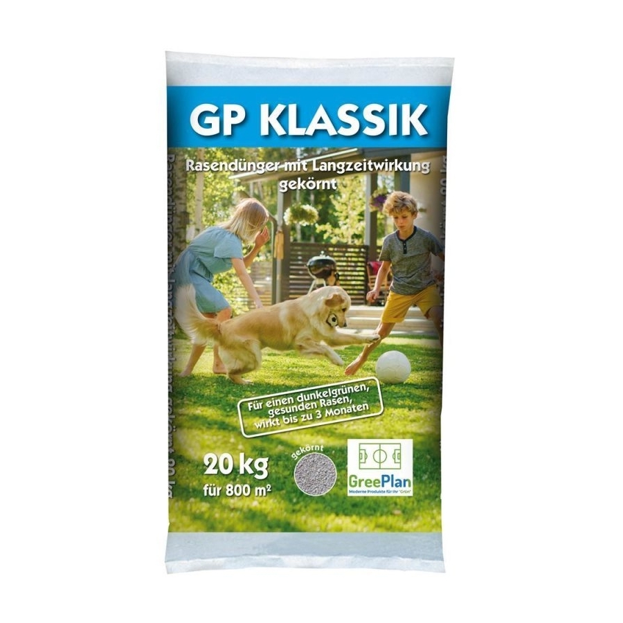 GREENPLAN Nawóz do trawników GP Klassik długodziałający 20 kg