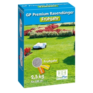 GREENPLAN Nawóz do trawników GP Premium Wiosna długodziałający 2,5 kg