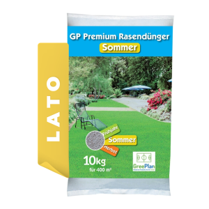 GREENPLAN Nawóz do trawników GP Premium Lato długodziałający 10 kg