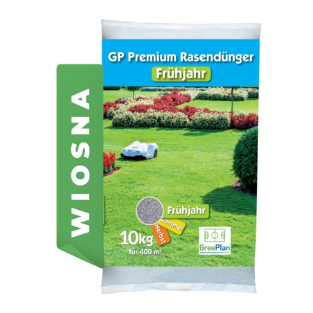 GREENPLAN Nawóz do trawników GP Premium Wiosna długodziałający 10 kg