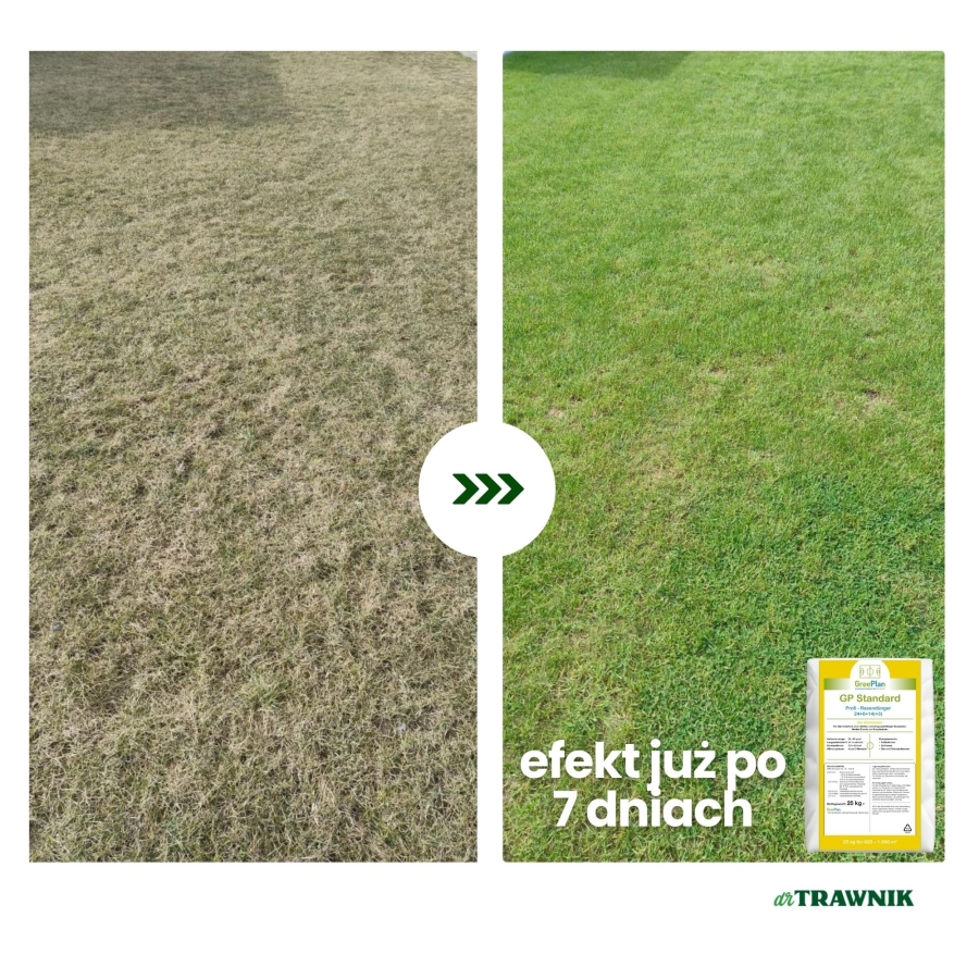 Nawóz do trawnika letni CRF PRO otoczkowany długodziałający 25 kg 100 DNI