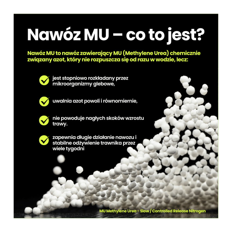 Nawóz do trawnika azotowo - potasowy GP NK PRO długodziałający z MU 25 kg