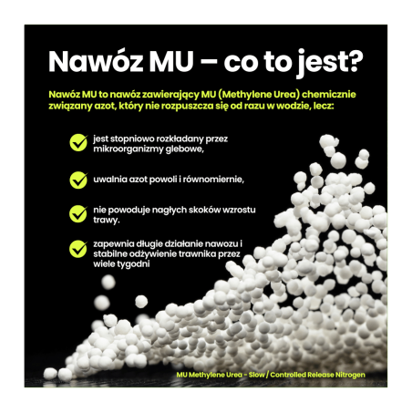Nawóz do trawnika azotowo - potasowy GP NK PRO długodziałający z MU 25 kg