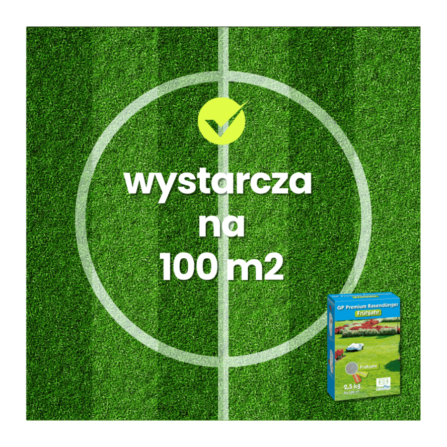 Nawóz do trawnika wiosenny GP Premium Wiosna długodziałający MU 2,5 kg
