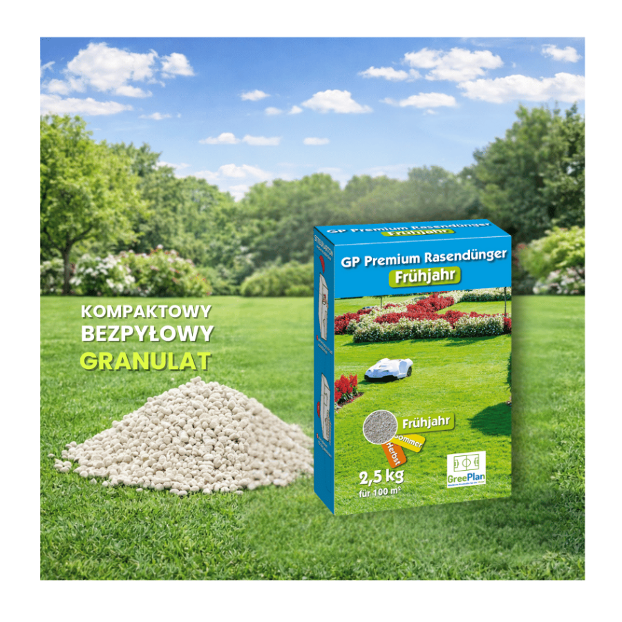 Nawóz do trawnika wiosenny GP Premium Wiosna długodziałający MU 2,5 kg