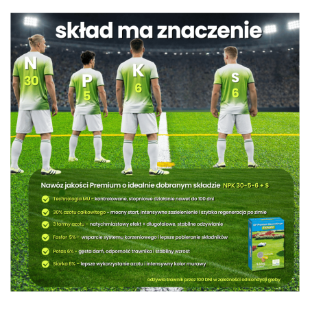 Nawóz do trawnika wiosenny GP Premium Wiosna długodziałający MU 2,5 kg