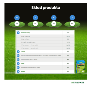 Nawóz do trawnika wiosenny GP Premium Wiosna długodziałający MU 2,5 kg